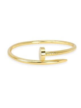 Cartier Juste Un Clou Bracelet Bangle Classic Model 18K Yellow Gold Size 15